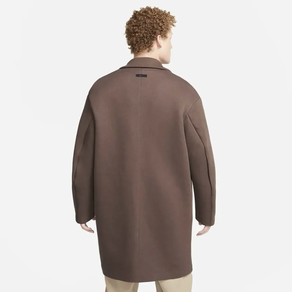 Nike Tech Fleece Reimagined Trench Brown Coat FN0601-237 Size 2XL Men's $300